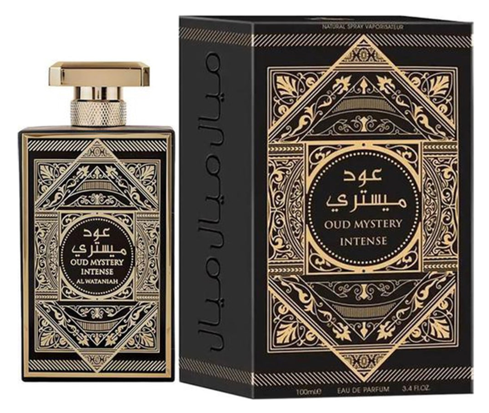 Oud Mystery Intense Al Wataniah Eau de parfum Masculino 100ml 